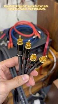 Too good for the price, genuine British Ixos 1m signal cable, good mid-range and balanced. Suitab...