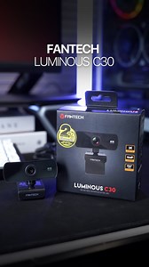 9.1K views · 51 reactions | FANTECH LUMINOUS C30 กล้องเว็บแคมภาพชัด 2K มุมมองกว้างง #JIB #JIBOnline #Fantech #กล้องเว็บแคม | JIB Computer Group | Facebook