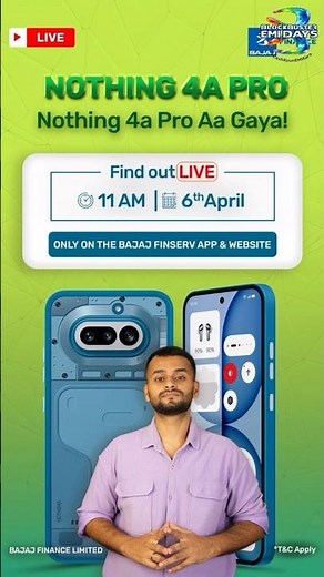 🔴 Join LIVE Today: Nothing 4a Pro 📱 | 6th April, 11 AM | First Look & Features 🚀