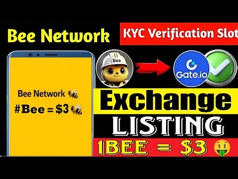 Big News 💥 Bee Network New Update ll Bee Coin Exchange Listing 😱 1Bee = $3 🤑🎉 #beenetwork