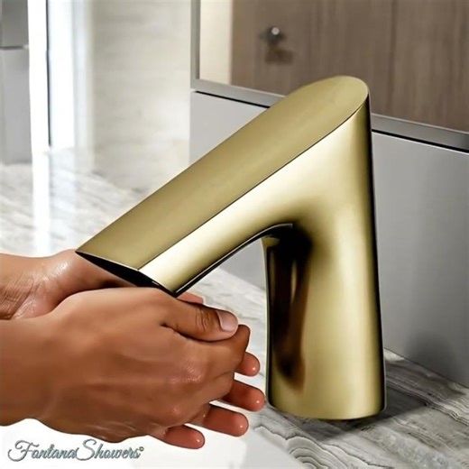 Fontana Commercial Touchless Automatic Faucet FS1099 | Brushed Gold