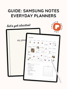 How to Use Samsung Notes Everyday Planners - HoneynButterfly