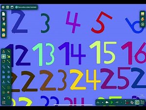 Numbers band 1-50 algodoo