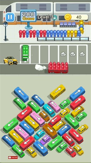Car Jam Level ___ Solution No 4 🕹️ #CarJam#CarJamSolver#PuzzleGame#Shorts#MobileGames #cargame #fyp