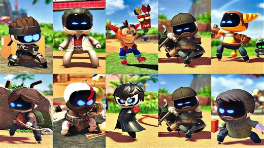 【4K60帧】PS5《宇宙机器人》全部客串角色和特殊动画 (100% Complete) | 英文版 | 作者：Shirrako