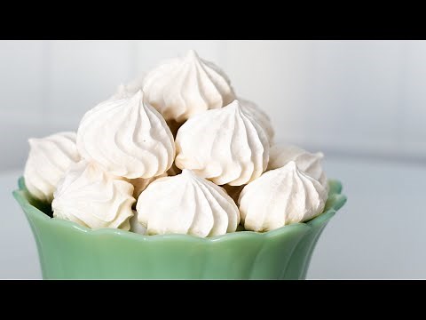 Vanilla Meringue Cookies Recipe | meringue kisses