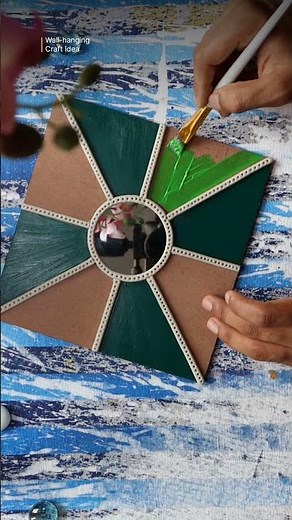 DIY Lippan Mirror Wall Hanging Craft Ideas | Simple & Easy Mirror Wall Decoration Ideas for Home