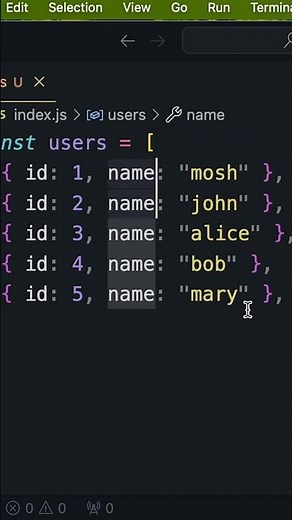 Level Up Your Coding Game with Multi-cursor Editing