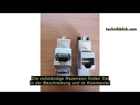 Produktbewertung DIGITUS Keystone-Modul Cat-6A Geschirmt - 12 Stück - RJ45-Buchse - 500 MHz 10GBase-