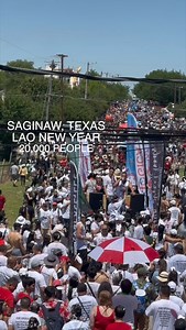 Texas holds The Largest; Biggest Lao New Year Festival in America 📍This is the Saginaw, Texas Documentary 🎥.The Saginaw, Lao New Year is known for their Cultural Parade. On Sunday of each year, the Finale Day of the Festival. Over 20,000 People Flooded the Streets that were closed down for this Beautiful Celebration. Making Saginaw, Texas. The Most Popular Lao New Year Festival in America. Where many people around the World travel just for this Incredible Reunion Event. In the Lao Culture. We 