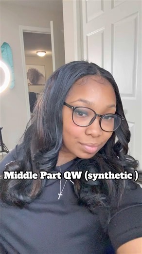 Middle Part Quick weave