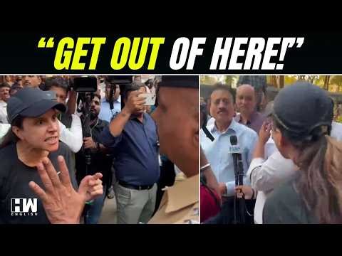 WATCH: Angry Woman Berates Cops, BJP Minister Girish Mahajan For Blocking Road For Rally | Mumbai