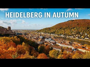 Heidelberg in Autumn 🍂 | Stunning View from the Castle Terrace & Old Town History Tour 🇩🇪