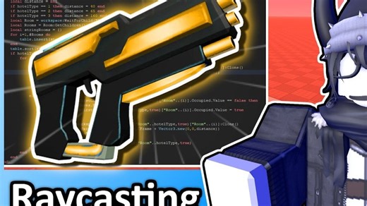 射线检测 (枪械系统, 可视化工具, 形状检测) - Roblox高级脚本教程 #37 (2025)