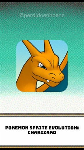 CHARIZARD SPRITE EVOLUTION! #pokemon #gaming #shorts
