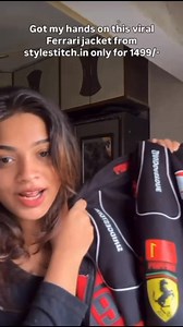 148K views · 14 reactions | Ready to shift your style into high gear?  Introducing the F1 Racing Jacket – crafted with premium cotton fleece for comfort that doesn’t quit. Whether you're on the streets or the stands, this bold jacket turns heads.  Only a few left at just ₹1499/-!  Grab yours NOW on StyleStitch.in before they race out of stock! | Style Stitch | Facebook