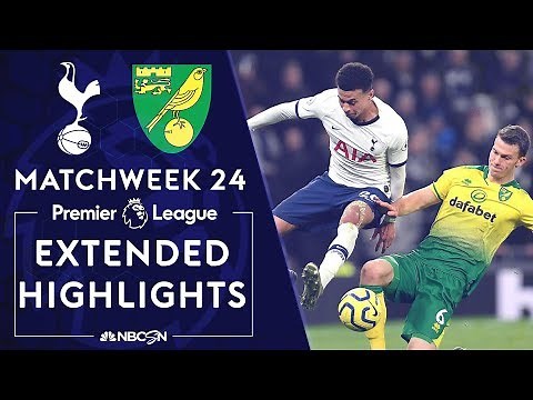 Tottenham Hotspur v. Norwich City | PREMIER LEAGUE HIGHLIGHTS | 1/22/2020 | NBC Sports