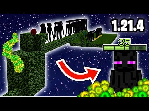 La Granja de Enderman Más Sencilla en Minecraft 1.21.4 Java