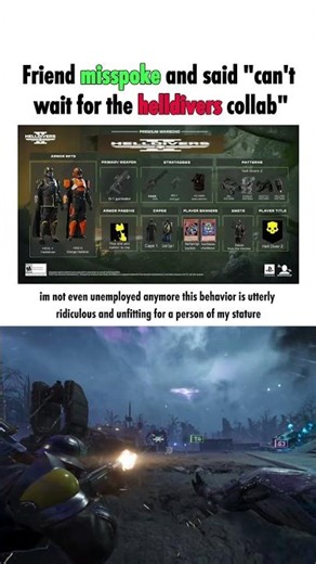 The Killzone and Halo collaborations are just dust in comparison to this - Helldivers 2