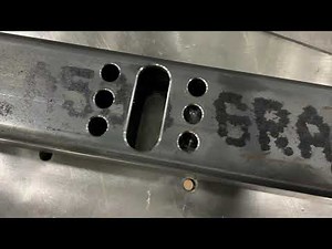 Drilling, Chamfering, and Slotting Square Tube on the FlexCNC