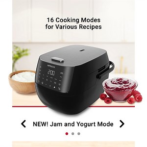 2K views | This isn't just a rice cooker - it's your kitchen shortcut to 16 delicious recipes. Either perfectly fluffy rice, cakes, or healthy steaming dishes, the non-stick ceramic inner pot makes cleanup effortless. Experience the Hitachi Microcomputer Rice Cooker for an innovative appliance that offers more than just perfectly cooked rice. Item Featured: RZ-S18VN #Hitachi #HomeAppliances #HitachiHomeAppliances #RiceCooker | Hitachi Home Appliances | Facebook