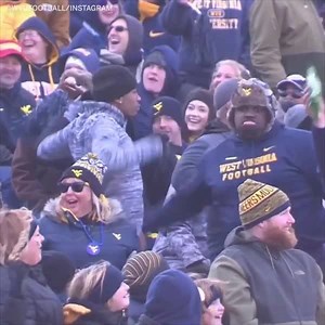 5.9M views · 5.6K shares | SO CLOSE TO COLLEGE FOOTBALL THAT YOU CAN FEEL IT (via WVU Football) | College Football on ESPN | Facebook