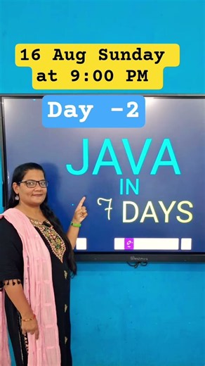 Java Programming for Beginners by Dr Zeenat Ma'am
