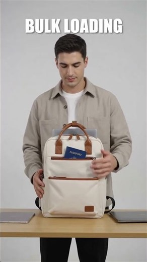 Large capacity Korean style backpack
