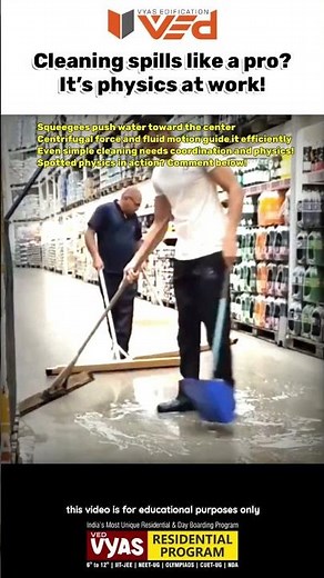 Cleaning Spills Like a Pro? 💦 Physics Makes It Effortless!
