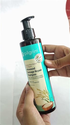 “Stop using random shampoos ❌ Try this instead 👀 Pilgrim Rice Shampoo”#pilgrimshampoo #pilgrimindia