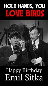 Happy Birthday Emil Sitka! Genius comedian and probably top contender for the part of 'Fourth Stooge'! What's your favorite moment from him? | Curly G