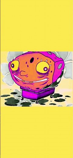 SpongeBob SquarePants Theme Song Purple Negative effect with synth electronic sounds reversed
