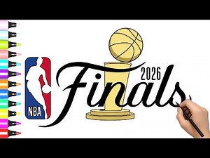 How to Draw 2026 NBA Finals Logo!