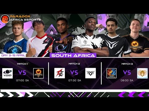 Paradox Regional Qualifiers | South Africa DAY 3 MLBB