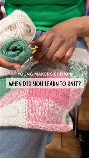 Proof that you can knit at any age and by any means. Inspired by Priscilla’s knitting story, we asked our knit night girlies how and when the learned to knit! The stories are all over the map and we like it like that! Share your stories in the comments ✨🧶 #localyarnshop #knittok #knitlove #yarn #yarnshop