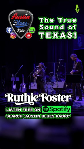 🔥 Ruthie Foster on Austin Blues Radio! Experience the soul, power, and Texas spirit of one of the greatest voices in modern blues. Tap in and discover more incredible Austin & Texas blues artists streaming 24/7 on Austin Blues Radio. 🎶💙 Turn it up and feel the blues! ⚡️ #AustinBluesRadio #RuthieFoster #TexasBlues #BluesMusic #AustinTexasVibes #SoulfulTexasBlues #FeelTheBlues #LiveTexasBlues #ViralBlues #TexasMusic #ReelsMusic #BluesLegend | Austin Blues Radio