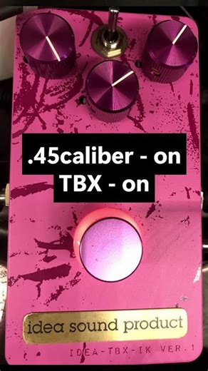 Idea sound product TBX ver.1 - Vintage feeling booster #pedal #guitar #shorts