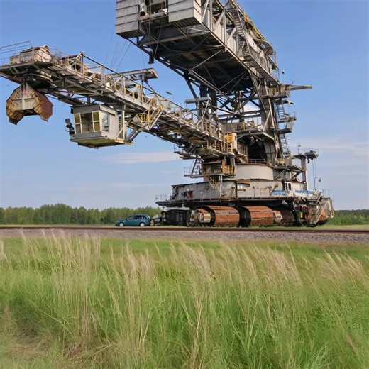 Massive Bucket Wheel Excavator: A Marvel of Engineering