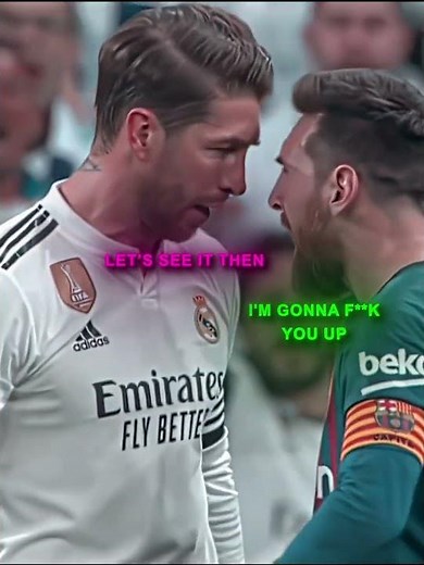 WHEN MESSI VS SERGIO RAMOS 💀🥶