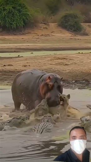 very clever hippo #greenscreen