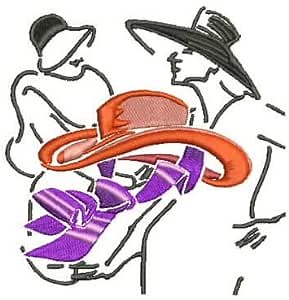 Threadart Machine Embroidery Design Bundles - Red Hat(1) - Loaded on USB Stick