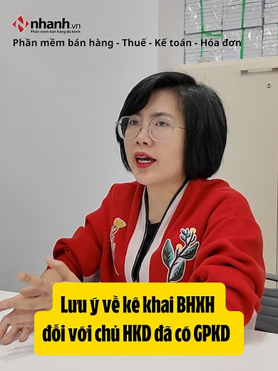 Hướng dẫn kê khai BHXH cho chủ hộ kinh doanh