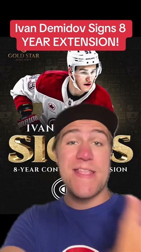 IVAN DEMIDOV Re-Signs In MONTREAL! (8x9.125M, Very Short Analysis)