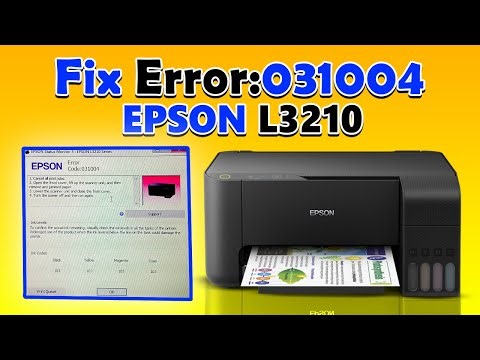 How to Fix Error 031004 on Epson L3210 – Complete Step by Step Guide to Solve Printing Problems