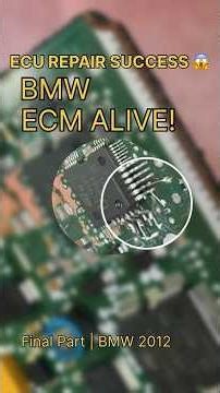 BMW 320i (F30) 2012 ECU Repair | Final Testing & Engine Start 🔥 | Final Part #shots #bmw