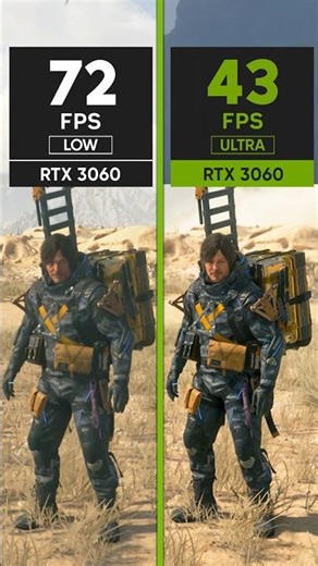 Death Stranding 2 on RTX 3060 : Graphics & Performance Test! #shorts