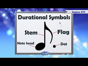 Durational symbols - Dots and Ties