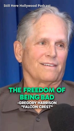 Gregory Harrison Reveals Why Villains Win in Acting. #falconcrest