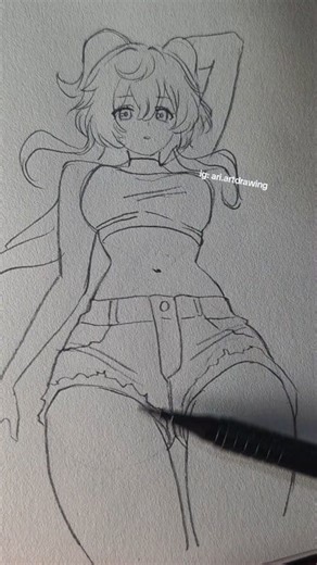 232K views · 8.5K reactions | This trick is effective for your perspective characters. ✨️✏️ #reelsviralシ #drawing #tutorial | Ari artdrawing | Facebook