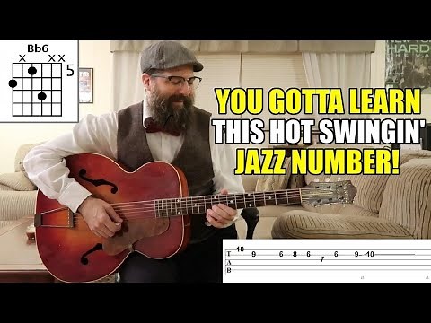 Easy Swing Guitar - "A Smooth One" Charlie Christian Lesson w/TABS